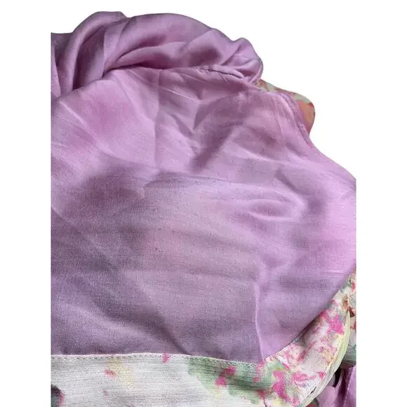 Hemant and Nandita Pink Floral Romper - Picture 5 of 5